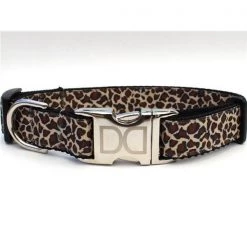 Diva Dogs Leaping Leopard Dog Collar XL