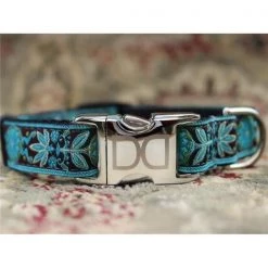 Diva Dogs Boho Peacock Dog Collar M/L