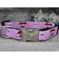 Diva Dogs Valentine Dog Collar M/L