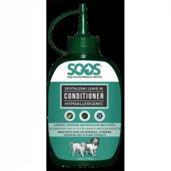 Skim-A-Round, Inc. Soos Pets SP01003 Natural Dead Sea Hypoallergenic Revitalizing Leave-In Pet Conditioner For Dogs & Cats
