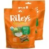 Rileys Organics 192959808889 Tasty Apple Large Bone Dog Treats; 5 oz - Pack of 2