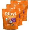 Rileys Organics 192959808919 Pumpkin & Coconut Small Bone Dog Treats; 5 oz - Pack of 3