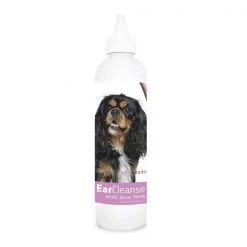 Healthy Breeds 840235104391 8 oz Cavalier King Charles Spaniel Ear Cleanse with Aloe Vera Sweet Pea & Vanilla