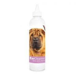 Healthy Breeds 840235105428 8 oz Chinese Shar Pei Ear Cleanse with Aloe Vera Sweet Pea & Vanilla