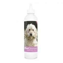 Healthy Breeds 840235107248 8 oz Goldendoodle Ear Cleanse with Aloe Vera Sweet Pea & Vanilla