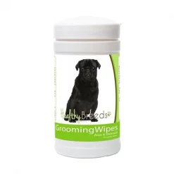 Healthy Breeds 840235151500 Pug Grooming Wipes