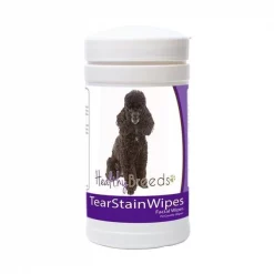 Healthy Breeds 840235152125 Poodle Tear Stain Wipes