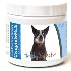 Healthy Breeds 192959007251 Australian Cattle Dog All in One Multivitamin Soft Chew - 60 Count