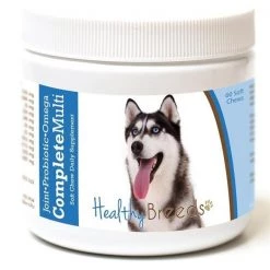 Healthy Breeds 192959009026 Siberian Husky all in one Multivitamin Soft Chew - 60 Count