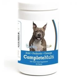 Healthy Breeds 192959009439 American Staffordshire Terrier all in one Multivitamin Soft Chew - 90 Count