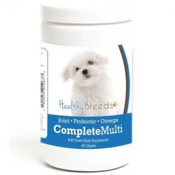 Healthy Breeds 192959010633 Maltese all in one Multivitamin Soft Chew - 90 Count