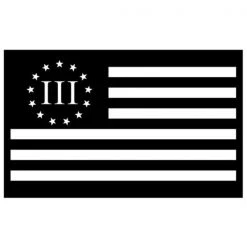 Finalfan Betsy Ross III Patch - Black & Grey