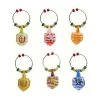 Ls Arts Inc LS Arts HK-018 Wine Charms - Hanukkah Dreidel