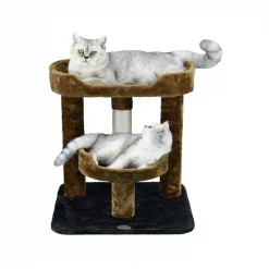 Go Pet Club F3028 23 in. Cat Tree Perch with Large Perch F3109; Brown & Black