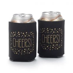 Hortense Hewitt Hortense B. Hewitt 55140 Polka Dot Can Coolers - Pack of 2