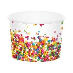 Crystalclear Group 9 oz Sprinkles Treat Cups; Pack of 12 - 6 Per Pack