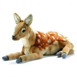 Hansa Toys Hansa 5016 15 in. Bambi Laying Down Plush Toys - Set of 2