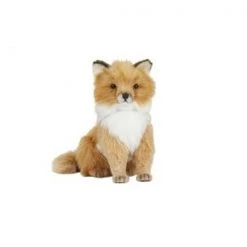 Hansa Toys Hansa 6996 11.8 in. Fox Young Seated Plush Toys - Set of 3