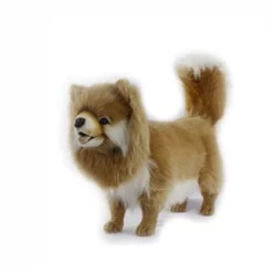 Hansa Toys Hansa 7541 25.5 in. Pomeranian Dog Standing Plush Toys - Set of 2