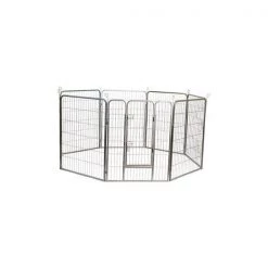 Iconic Pet 92150 48h in. Heavy Duty Metal Tube Pen Pet Dog Exercise & Training Playpen