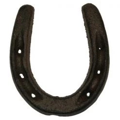 IWGAC 0170J-05209 Cast Iron Rust Color Horse Shoe - Set of 6