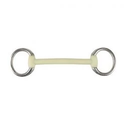 Jacks 215562P-4-1-2 Apple Mullen Mouth Eggbutt Snaffle Bit - 4.50 in.