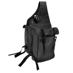 Jacks 1686-BR Nylon Saddle Bag; Brown