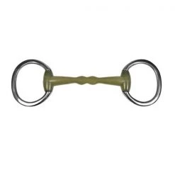 Jacks 763-5-1-4 Apple Flexible Shaped Eggbutt Snaffle Bit - 5.25 in.