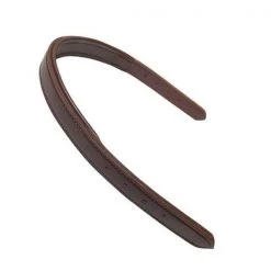 Jacks 1454-BR Padded Leather Halter Crown Strap; Brown