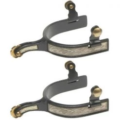 Jacks 11106 Black Steel Roping Spurs