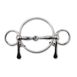 Jacks 25409-5 Dexter Ring Half Cheek Bit - 5 in.