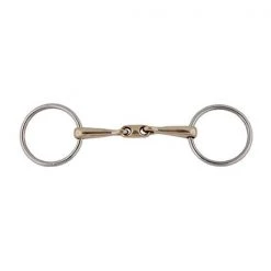 Jacks 20134-5-3-4 German Silver Elliptical Link Bradoon Bit - 5.75 in.