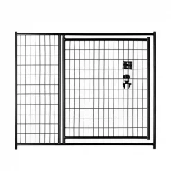 Lucky Dog CL 28541 4 x 5 ft. Black Welded Wire Gate