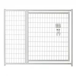 Lucky Dog CL 28544 4 x 5 ft. Silver Welded Wire Modular Gate