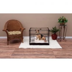 Lucky Dog ZW 51530 30 in. Sliding Double Door Dog Crate - Small & Medium