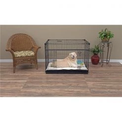 Lucky Dog ZW 51542 42 in. Sliding Double Door Dog Crate - Large