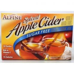 Alpine Corporation Alpine 16000 Sugar Free Spiced Apple Cider Mix; 1.4 oz; 10 Count - Pack of 12