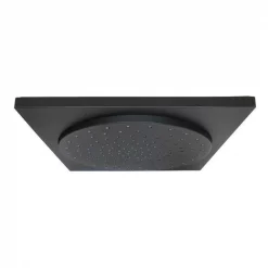 Showerscape KX8220 Modern Claremont 12 in. Square Shower Head - Matte Black