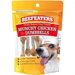 Beefeaters BFE02147 2.11 oz Oven Baked Munchy Chicken Dumbells Dog Treat