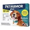 Pet Armor SG02766 Plus Flea & Tick Treatment for Dogs - Medium