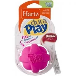 Hartz Mountain Industries Inc Hartz HZ99394 Dura Play Bacon Scented Dog Ball Toy - Small