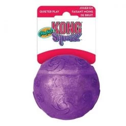 Kong J32301 Squeezz Crackle Ball Dog Toy - Large