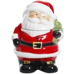 Gibson Home 113253.01 7.5 in. Jovial St. Nick; Santa Cookie Jar