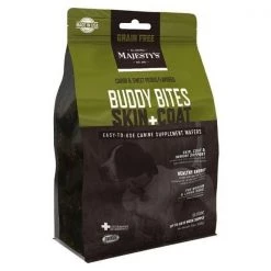 Majestys MBBSCGF28 Buddy Bites Skin & Coat; Grain-Free Formula Carob & Sweet Potato - 28 count