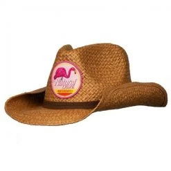 Natural Light 817729 Naturdays Straw Cowboy Hat with Brown Band