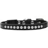 Petpal Clear Jewel Breakaway Cat Collar; Black - Size 14
