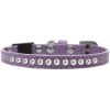 Petpal Clear Jewel Breakaway Cat Collar; Lavender - Size 10
