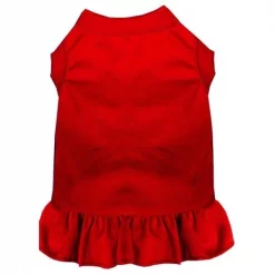 Mirage Pet 59-00 4XRD Plain Pet Dress; Red - 4X