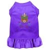 Mirage Pet 670-02 PRLG Wild Child Embroidered Dog Dress; Purple - Large