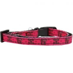 Petpal Girls Rock Nylon Ribbon Dog Collar - Small